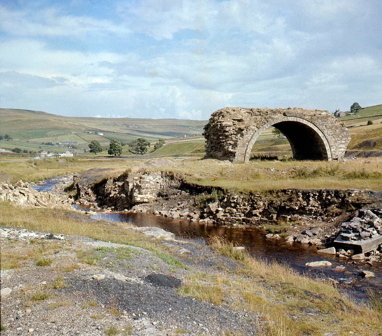 Rookhope smelt mill Weardale 1971